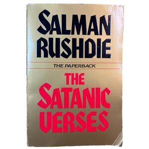 The Satanic Verses - Salman Rushdie - 1992 1st US paperback - The Consortium